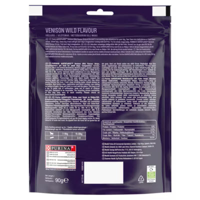 ASDA Purina Adventuros Strips Venison Dog Treats 90g- Buy online at McGrocer