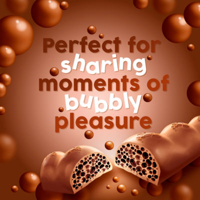 Aero Bubbly Melkesjokolade Bar 4 Pakke 108g