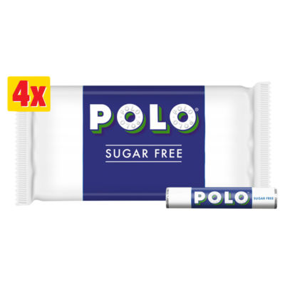 ASDA Polo Sugar Free Mint Tubes 4 Pack 133.6g Sweets- Buy online at McGrocer