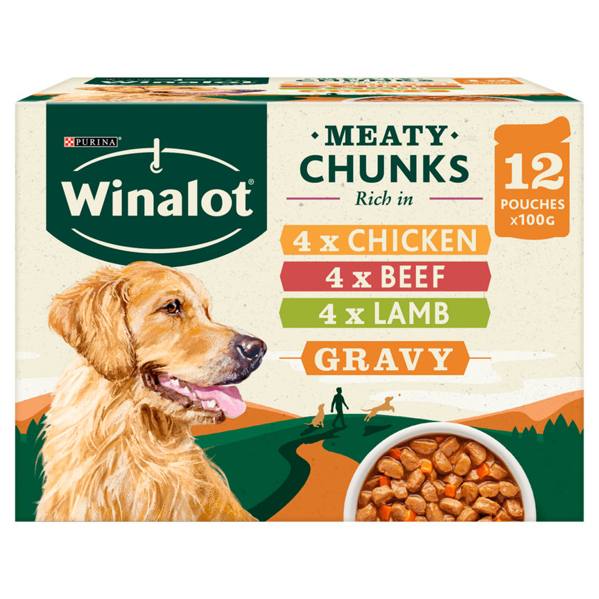 Winalot Dog Food Pouches Mixed in Gravy GOODS ASDA   