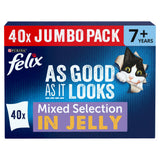 Felix senior wet cat food mixed selection 40x85g, UK version