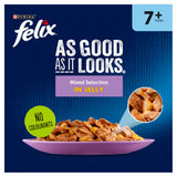 Felix senior wet cat food mixed selection 40x85g, UK version