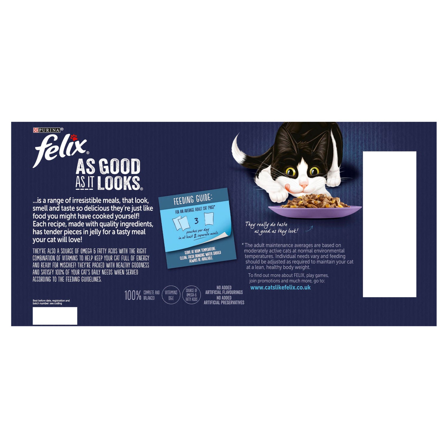 Felix Wet Cat Food Selection 40 x 85g - British product