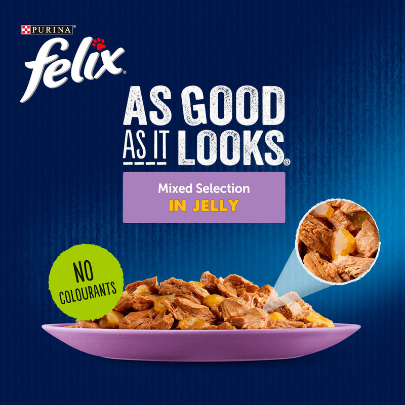 Felix Wet Cat Food Selection 40 x 85g - British product