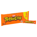 Toffee Crisp milk chocolate bar multipack 279g, imported from the UK