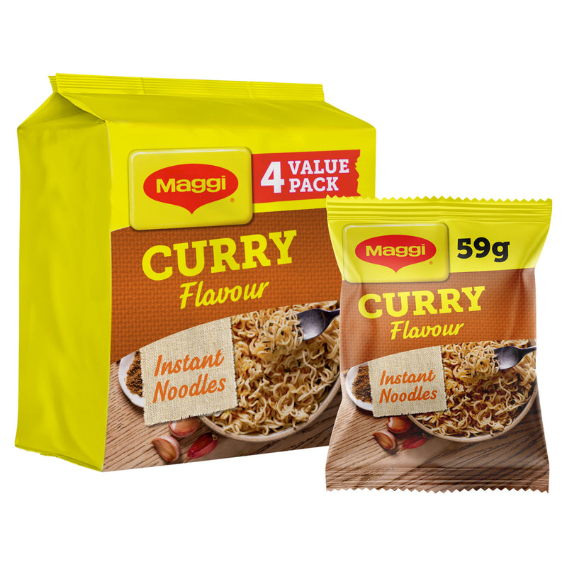 Maggi Curry Noodles multipack 4x59g - British product