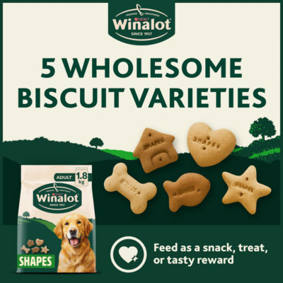 Winalot Shapes dog biscuits 1.8kg - British product