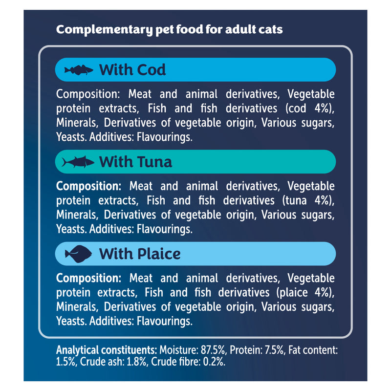Felix Soup Time Fish Selection Wet Cat Food 6x48g - British product