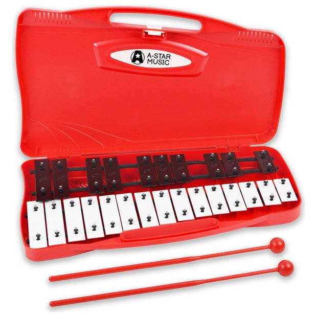 A-Star 25 note chromatic glockenspiel red, UK version