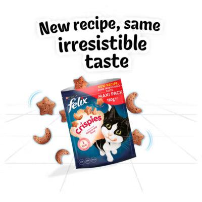 Felix Crispies Salmon and Trout cat treats 180g - British product