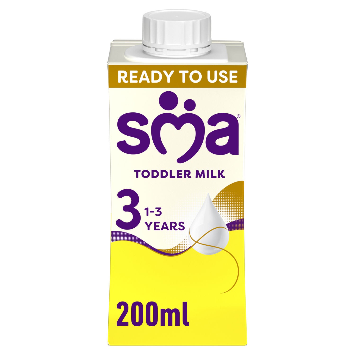 SMA toddler milk ready to drink formula 200ml, imported from the UK