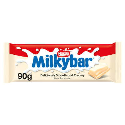 ASDA Milkybar White Chocolate Sharing Block Bar 90g- Buy online at McGrocer