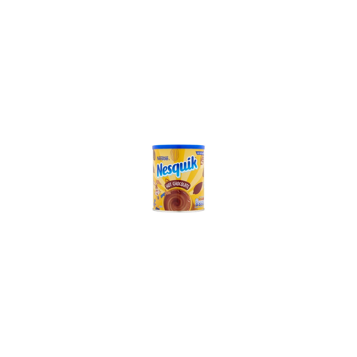 Nesquik hot chocolate powder 400g tin, imported from the UK