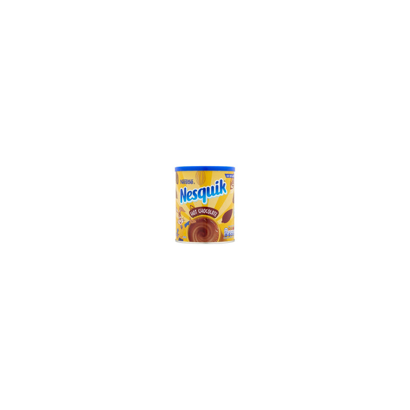 Nesquik hot chocolate powder 400g tin, imported from the UK