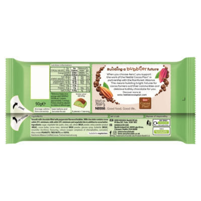 Aero Pfefferminz Schokoladen-Sharing-Riegel 90g