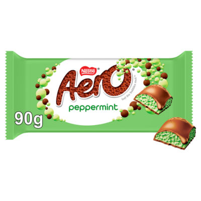 ASDA Aero Peppermint Chocolate Sharing Bar 90g- Buy online at McGrocer