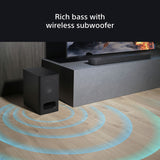Sony BRAVIA Theatre Bar 6 soundbar and subwoofer, imported from the UK