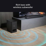 Sony BRAVIA Theatre Bar 6 soundbar and subwoofer, imported from the UK