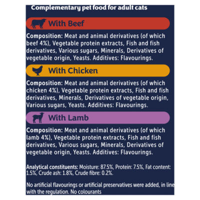 Felix Soup Time wet cat food 6x48g - British product