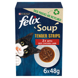 Felix Soup Cat Food Farm Selection Tender Strips GOODS ASDA   