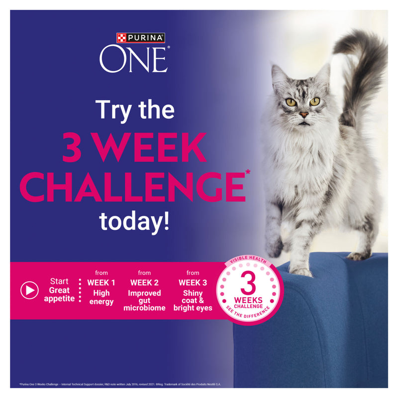 Purina Senior wet cat food with salmon and ocean fish 8x85g, imported from the UK