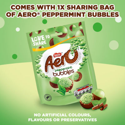 Aero peppermint milk chocolate Easter egg 230g, imported from the UK