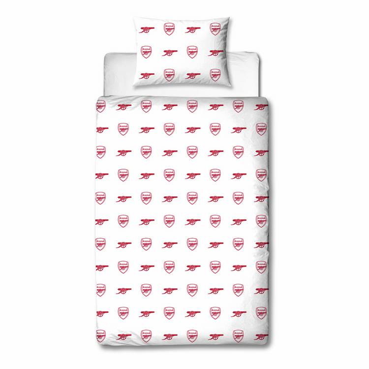 Arsenal FC kids bedding set single duvet cover and pillowcase, UK version
