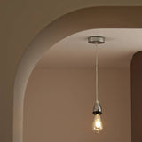 Habitat polished chrome pendant light with adjustable drop, UK version