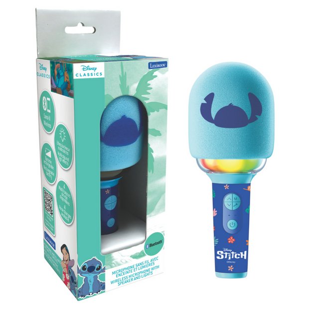 Disney Stitch Bluetooth microphone Blue - British product
