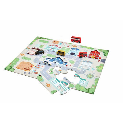 Argos Chad Valley City Themed Jigsaw Track and Vehicle Puzzle Set- Buy online at McGrocer