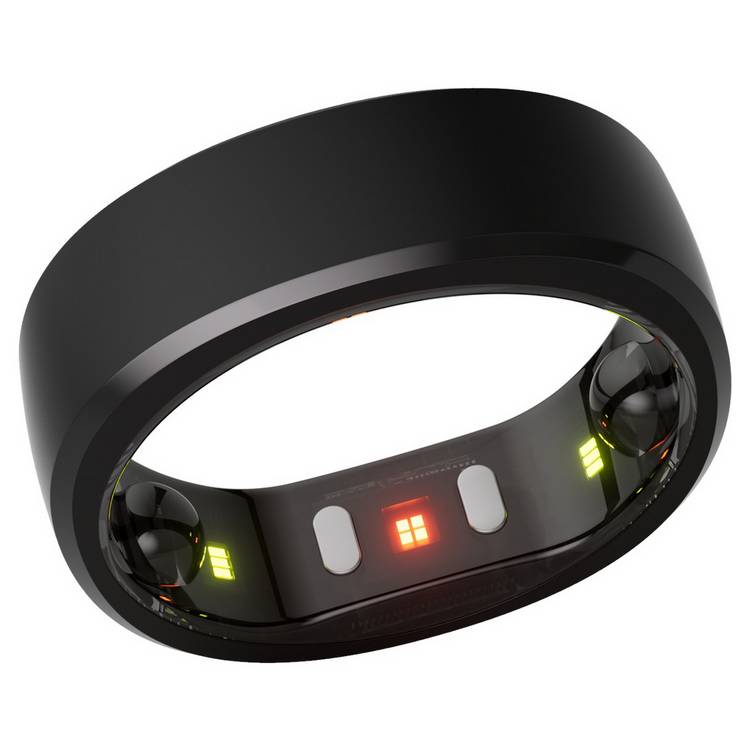 RingConn smart ring Matte Black size 11, UK version