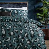 furn True Leopard Print single duvet cover set, imported from the UK