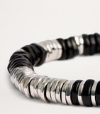Tateossian agate sterling silver bracelet, UK version
