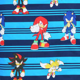 Sonic kids bedding set reversible single - British product