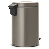 Brabantia dark grey pedal bin 12 litre, imported from the UK