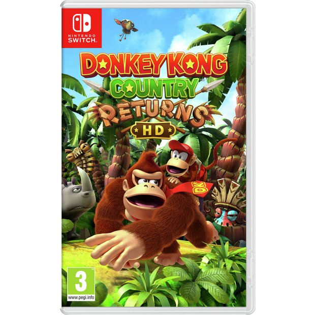 Donkey Kong Country Returns HD Nintendo Switch game - British product