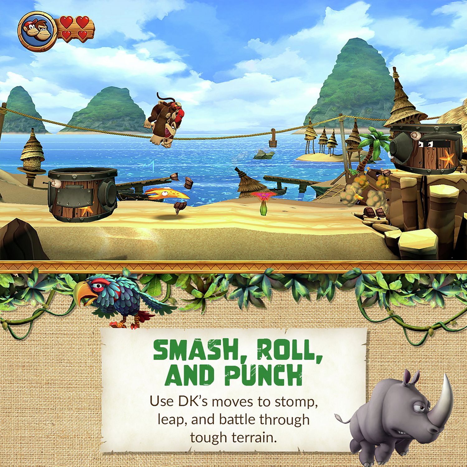 Donkey Kong Country Returns HD Nintendo Switch game - British product