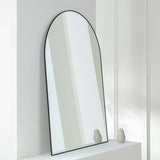 Habitat black arch wall mirror 100x70cm (British brand)