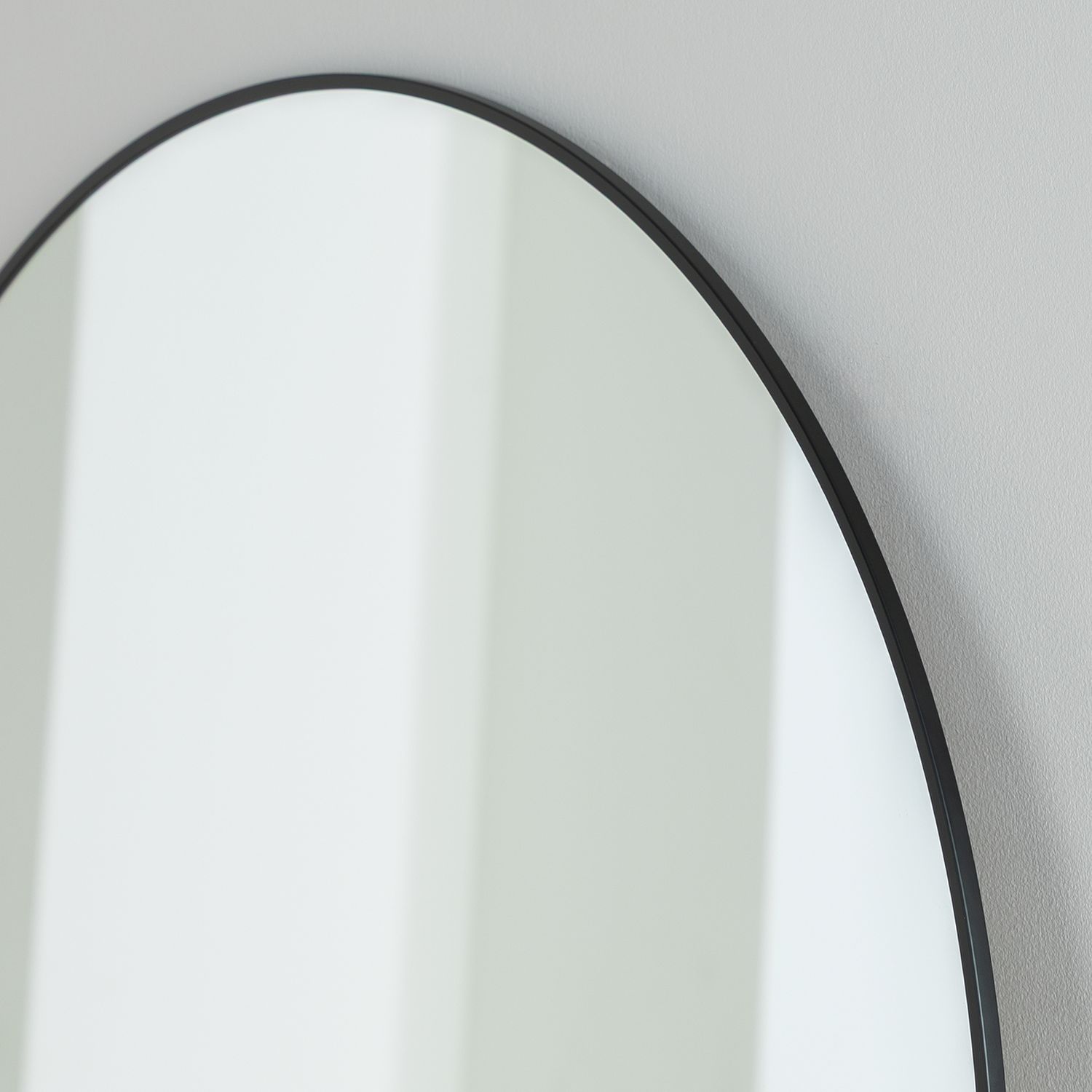 Habitat black arch wall mirror 100x70cm (British brand)
