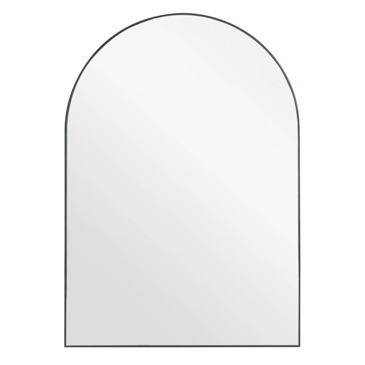 Habitat black arch wall mirror 100x70cm (British brand)