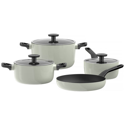 Argos BergHOFF Glints Cookware Set - Sage Green- Buy online at McGrocer