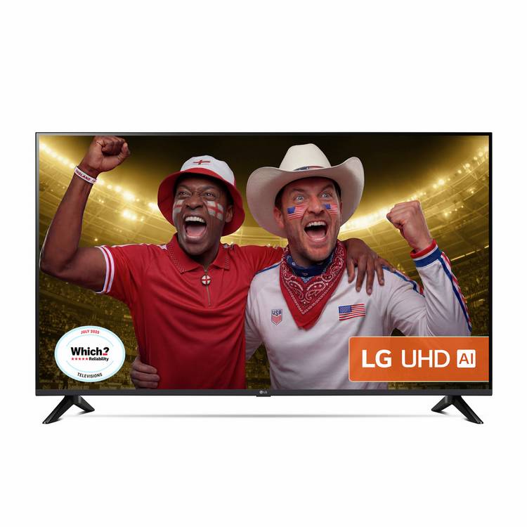 LG 43-inch Smart 4K UHD TV (British brand)