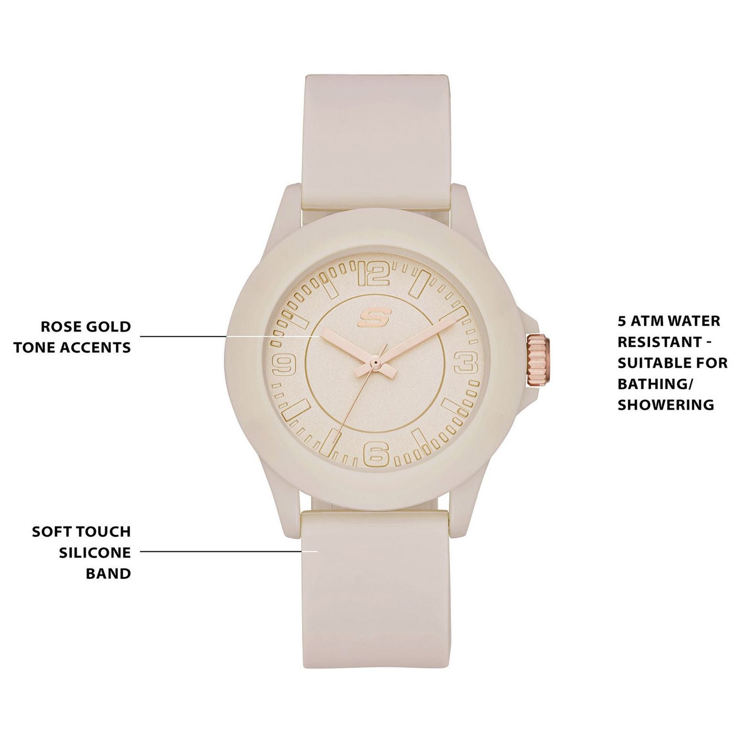 Skechers Rosencrans analog watch 40mm (British brand)