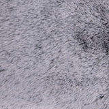 Habitat Faux Fur Tipped Cushion - Charcoal - 43x43cm