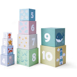 Chad Valley stacking block baby toy, imported from the UK