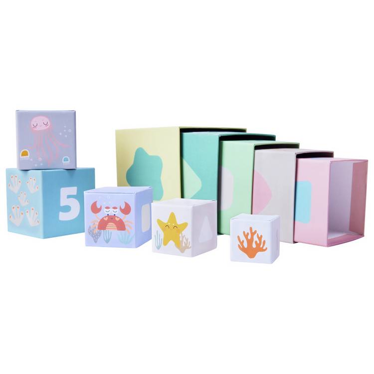 Chad Valley stacking block baby toy, imported from the UK