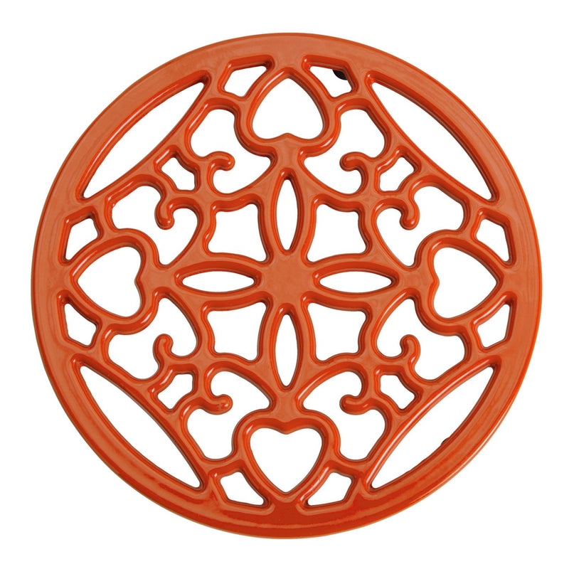 Habitat Cast Iron Trivet - Orange