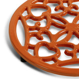 Habitat Cast Iron Trivet - Orange