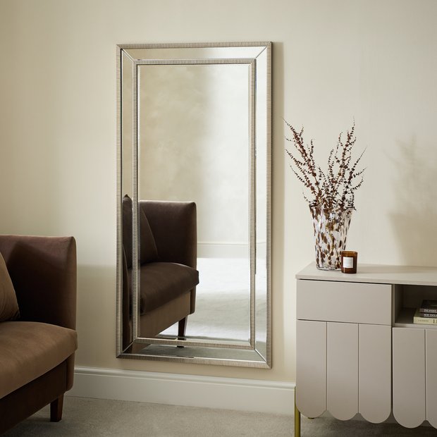 Argos Home silver wall mirror 150x75cm, UK version