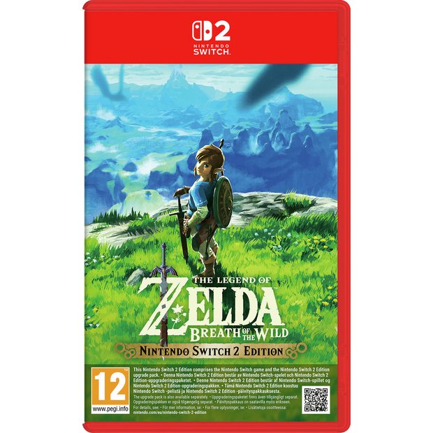 Nintendo video game Breath of the Wild for Switch 2 - British product